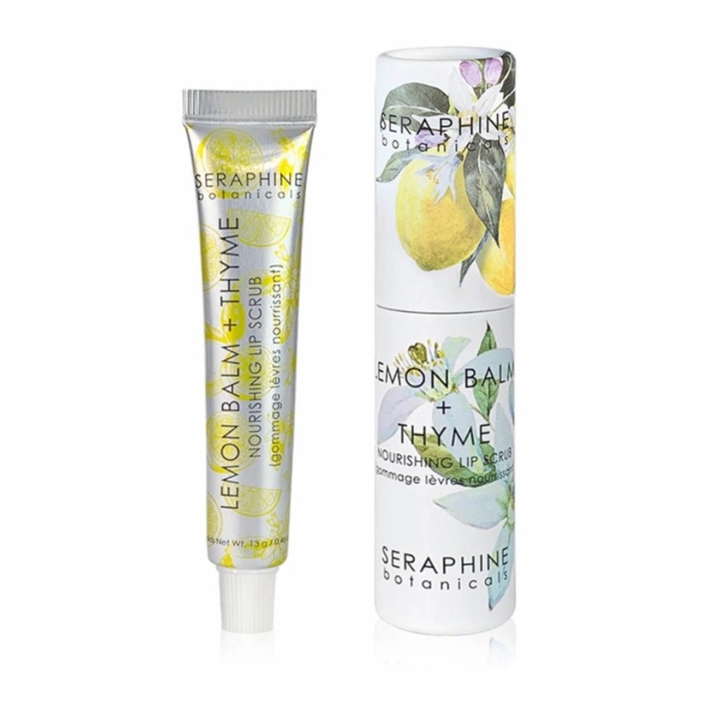 Seraphine Botanicals Sugar and Lemon Moisturizing Lip Scrub
